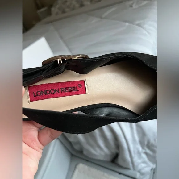 London Revel Slingback Pointed Toe Flats (ASOS) NWOT - Picture 4 of 4